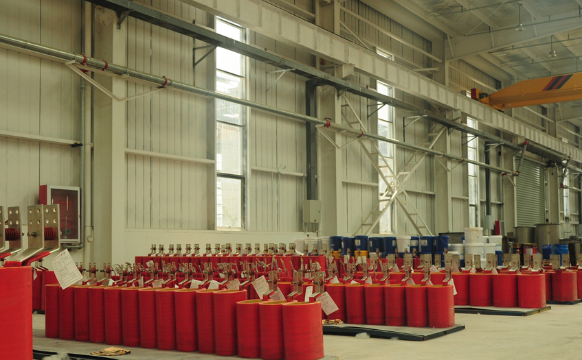 铜川变压器厂家高低压包半成品区